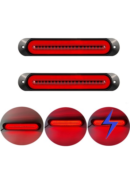 2pcs Araba 12V 24V Tail Lights 68 LED Turn Sinyalleri Lamba Fren Işıkları Işaretleyici Işıklar Römork Kamyonu Rv Suv Utv (Yurt Dışından) indirimleri