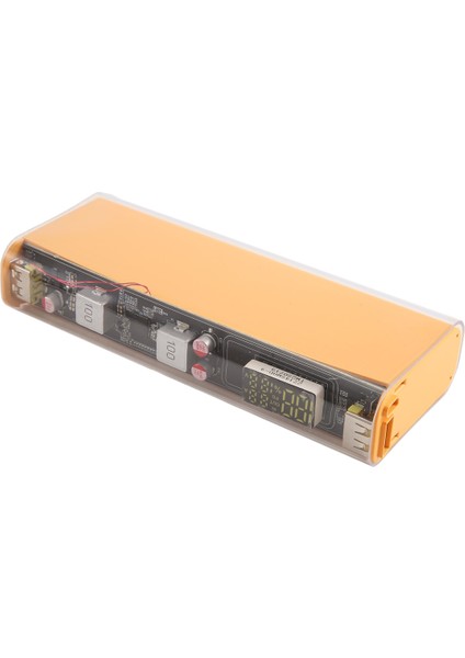 Dıy Güç Bankası Kılıfı 100W USB Tip C Iki Yönlü Hızlı Şarj Kurulu Powerbank Kılıf Takım 18650/21700 Pil Kılıfı Sarı (Yurt Dışından) modelleri