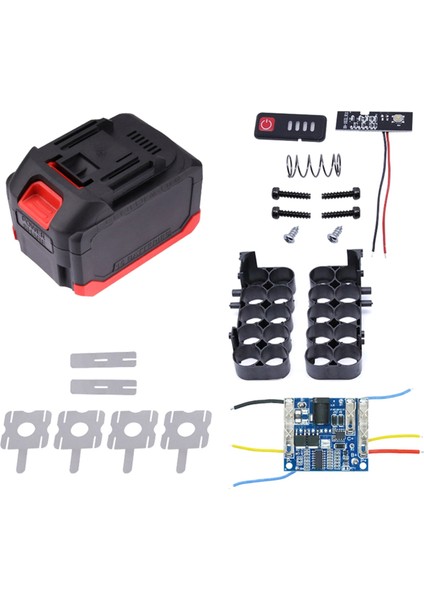 Pil Kılıf Depolama Kutusu Kabuk Pcb Şarj Kartı Makita Elektrikli Alışlar 21V Şarj Voltajı Bölüm 10 Çekirdekleri Değiştirin (Yurt Dışından)