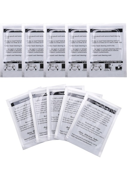 CR80 Temizlik Kartları, Çift Yan Kart Okuyucu Temizleyici, Pos Swipe Terminal Temizleme Kartları CK-CR80 Kart Çipi Temizleyici (10 Adet) (Yurt Dışından) modelleri