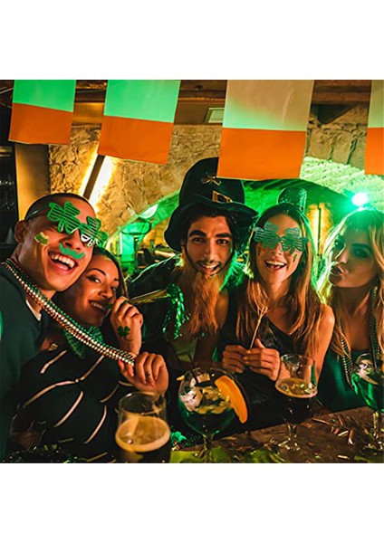 St. Patrick&#39;s Day Kostüm Aksesuarları Kadınlar Için Set Shamrock Socks Eldiven Gözlükleri Çıkartmalar Parti Dekorasyonu Için Cosplay (Yurt Dışından) fırsatları