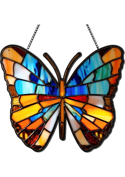 Ispanyol Ay Kolye Lekeli Akrilik Pencere Asılı, Kelebek Duvar Dekoru Için Kelebek Duvar Dekoru Ev Taşıma Hediyesi S B (Yurt Dışından)