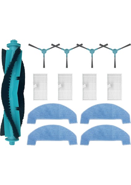 Ultenik D10 Yedek Aksesuarlar Için Ana Yan Fırça Hepa Filtre Mop Bez Parçaları (Yurt Dışından)