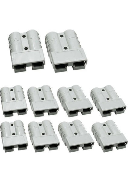 10PCS Anderson Tarzı Fiş Konektörü 120A Anderson Tutamaç Forklift Pil Şarjı Hızlı Konektörler Kiti Gri (Yurt Dışından)