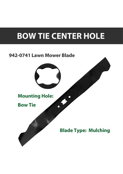 942-0741A Çim Biçme Makinesi Malçlama Bıçağı Troy Bilt TB280ES Craftsman Için 742-0741&#39;I Değiştirin 247 Serisi Push MOWER-21INCH Güverte (Yurt Dışından) fiyatları