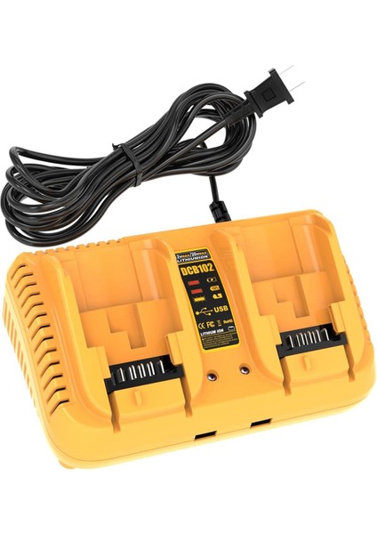 Dewalt 20V Maks Pil Şarj Cihazı Için Yedek Pil Şarj Cihazı, Dewalt 12V/20V Li-Ion Pil Us-Plug Için Uyumlu (Yurt Dışından)