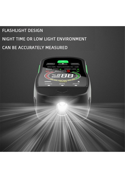 MT19 Renkli Ekran Ahşap Nem Ölçer Duvar Nem Içerik Test Cihazı Karton Nem Dedektörü Çimento Tuğla Nemi (Yurt Dışından) modelleri