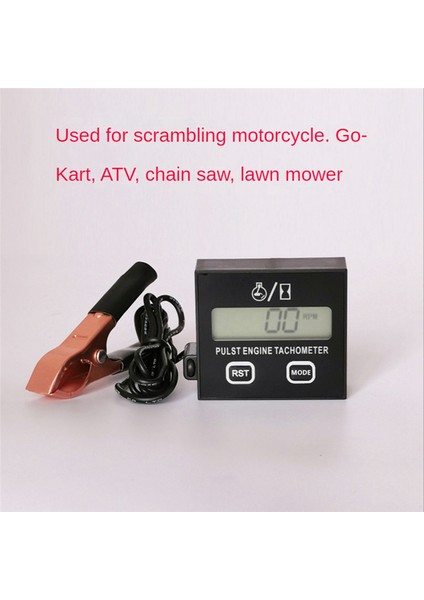 Dijital Benzinli Motor Takometresi Zincir Testere Motor Çim Makinesi Için Düzenlenebilir Endüktif Temas Takometresi (Yurt Dışından) fırsatları