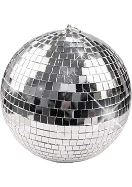 Hafif Etkisi Partisi Için Asılı Yüzük ile Gümüş Ayna Disko Topu Asma Top, Ev Dekorasyon Kulübü Sahnesi (8 Inç) (Yurt Dışından) fiyatları