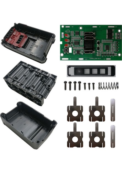 Einhell Power X-Change 18V 20V Lityum Pil Plastik Kabuk Şarj Koruma Kurulu Pcb Kutu Kabuğu Için Uygun (Yurt Dışından)