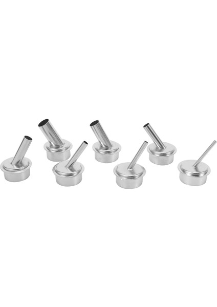 7pcs 45 Derece Bükülmüş Kavisli Isı Nozumu 2.5/3/4/6/7/9/12MM Hızlı 861DW Lehim Istasyonu Için Sıcak Hava Nozülleri (Yurt Dışından) fırsatları