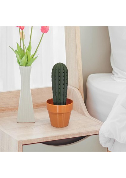 Kaktüs Kürdan Tutucu 3D Baskılı Kaktüs Kürdan Dağıtıcı Ev Bitki Kürdan Kaktüs Sahibi, Bir (Yurt Dışından) indirimleri