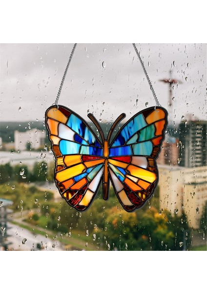 Ispanyol Ay Kolye Lekeli Akrilik Pencere Asılı, Kelebek Duvar Dekoru Için Kelebek Duvar Dekoru Ev Taşıma Hediyesi S B (Yurt Dışından) modelleri