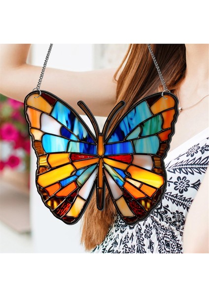 Ispanyol Ay Kolye Lekeli Akrilik Pencere Asılı, Kelebek Duvar Dekoru Için Kelebek Duvar Dekoru Ev Taşıma Hediyesi S B (Yurt Dışından) indirimleri