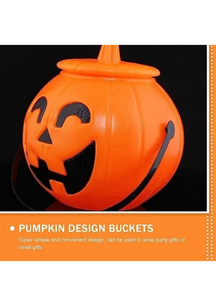 Kabak Şeker Kovası, Cadılar Bayramı Balkabağı Kovası, Hile Veya Edin Kabak Kovası Jack Fener Şeker Sepeti Cadılar Bayramı Partisi (Yurt Dışından) fırsatları