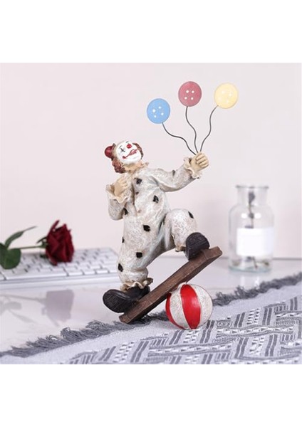 Reklamlar Palyaço Sirk Heykelleri, Palyaço Süsleri Ev Dekor Reçine Heykel, El Yapımı El Sanatları Koleksiyon Sanat Figürleri-C (Yurt Dışından) fiyatları