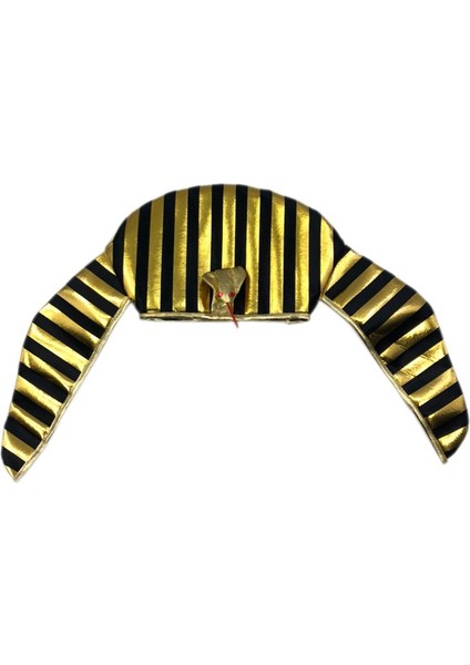 Mısır Firavun Kostüm Firavun Şapka Kral Başlığı Altın Kaplama Kobra Kralı Cadılar Bayramı Giyim Temalı Parti Malzemeleri (Yurt Dışından) fiyatları