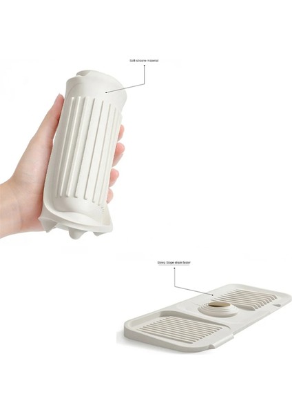 2pcs Silikon Musluk Sıçrama Pedi Banyo Mutfak Paspası Anti-Plaka Tahliye Ped Musluk Alt Su Geçirmez Kalınlaşma (Yurt Dışından) fiyatları