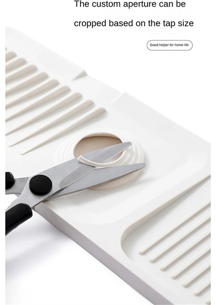 2pcs Silikon Musluk Sıçrama Pedi Banyo Mutfak Paspası Anti-Plaka Tahliye Ped Musluk Alt Su Geçirmez Kalınlaşma (Yurt Dışından) fırsatları