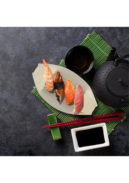 500 Pcs Tek Kullanımlık Ahşap Tekne Tabakları Bulaşıklar 4 Inç Bambu Plakalar Suşi Tekne Tek Kullanımlık Bambu Yaprak Tabağı Servis Tepsi (Yurt Dışından) indirimleri