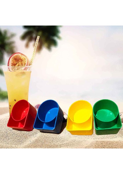 Plaj Fincan Sahipleri Yeniden Kullanılabilir Plaj Içecek Sahipleri Istikrarlı Plaj Kum Bardak Altlıkları Içecek Fincan Tutucular Plaj Fincan Tutucular Yeşil (Yurt Dışından) fiyatları