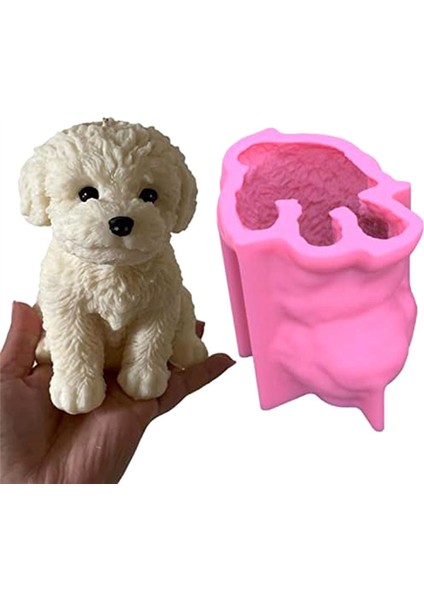 Köpek Kalıbı, 3D Köpek Silikon Mum Kalıp Sevimli Köpek Yavrusu Kalıp El Yapımı Softsoap, Diy Ev Süsleri Süslemeleri (Yurt Dışından) fiyatları