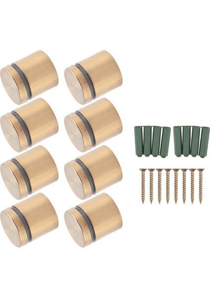 8 Set Standoff Vidaları Reklam Tırnak Tırnak Duvarı Duvar Montaj Donanımı Akrilik Resim Çerçevesi (25 x 25MM) (Yurt Dışından) modelleri