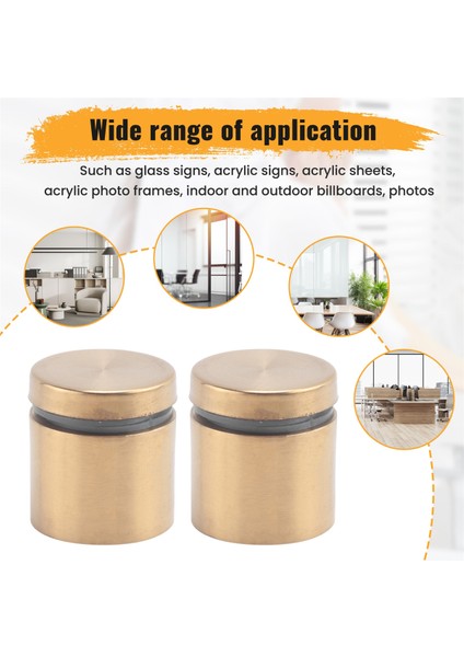 8 Set Standoff Vidaları Reklam Tırnak Tırnak Duvarı Duvar Montaj Donanımı Akrilik Resim Çerçevesi (25 x 25MM) (Yurt Dışından) indirimleri