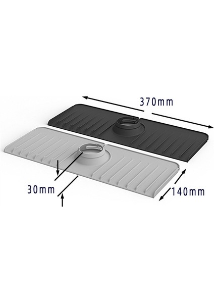 Musluk Paspas, Musluk Sapı Damla Yakalayıcı Tepsisi, Mutfak Tezgahı Için Musluk Arkasında Esnek Lavabo Sıçrama Koruyucusu, Banyo (Yurt Dışından) modelleri