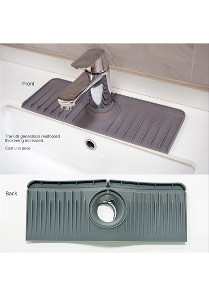 Musluk Paspas, Musluk Sapı Damla Yakalayıcı Tepsisi, Mutfak Tezgahı Için Musluk Arkasında Esnek Lavabo Sıçrama Koruyucusu, Banyo (Yurt Dışından) fırsatları