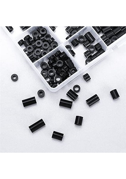 320 Pcs Elektrik Çıkış Vidaları Araperler, Siyah Naylon Yuvarlak Ara Ara Çiftlik Kiti, Dişsiz Plastik Aralayıcılar (Yurt Dışından) indirimleri