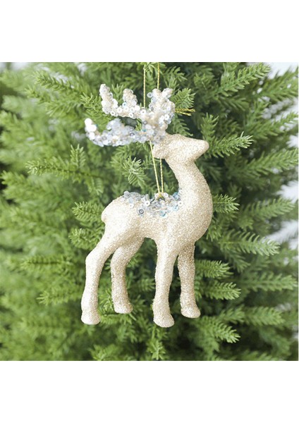3 Parçalı Gümüş Noel Süsleri Noel Ağacı Süslemeleri Parıltılı Geyik Süsleri Gümüş (Yurt Dışından) fırsatları