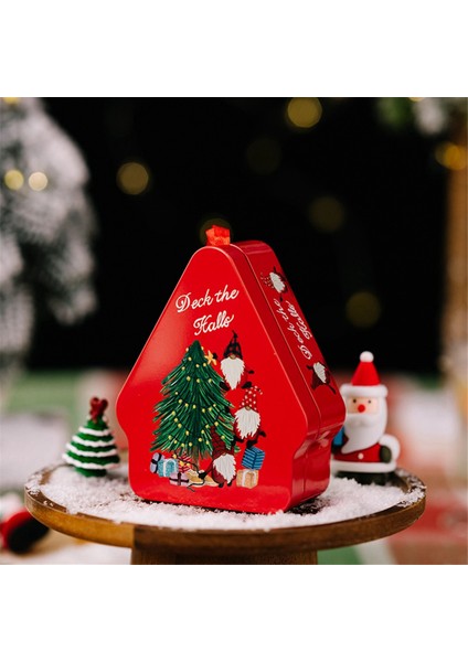 Noel Tinplate Şeker Kutusu, Noel Süslemeleri Için Kirap Polygonal Baskılı Tin Plakası ile Dekorasyon (Yurt Dışından) fiyatları
