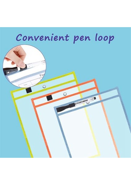 30 Paket Kuru Silme Cep Kapsar Yeniden Kullanılabilir Bilet Sahipleri, Temiz Plastik Sayfa Koruyucular, Okul Için Organizasyon Malzemeleri (Yurt Dışından) modelleri