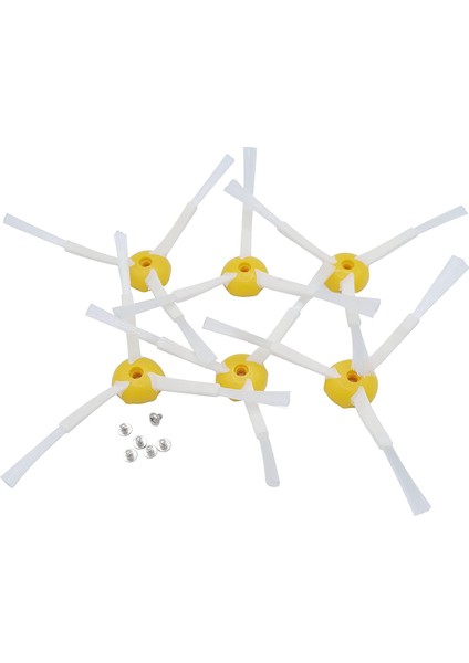 6pcs Yedek Yan Fırçalar Roomba Için Yedek Parça Fırçası 500.600 ve 700 Serisi - Vidalar ve Tornavida Içerir (Yurt Dışından) modelleri