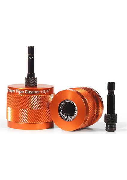 1set 1/2 &amp; 3/4inch Metal Bakır Boru Temizleyici Seti, 1/4 Hex Shank 6 ile Fırça Elektrik Aracı Fırça Temizleyicisi (Yurt Dışından) fiyatları