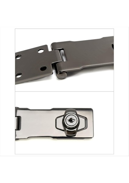 Anahtarlı Hasp Kilitleri, 4 Paket 4 Inç Twist Knob Dolap Kilidi Anahtar Kilitli Kilitleme Montaj Vidaları ile Kilit Kilidi (Yurt Dışından) fırsatları