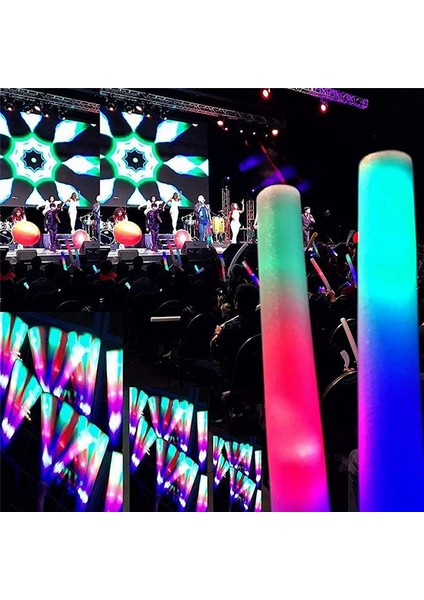 6 Adet Aydınlatma Köpük Çubukları, LED Köpük Çubukları Parti, Konser ve Etkinlik Için 3 Modlu Parlama Efekti ile Parıltı Sopaları (Yurt Dışından) fiyatları