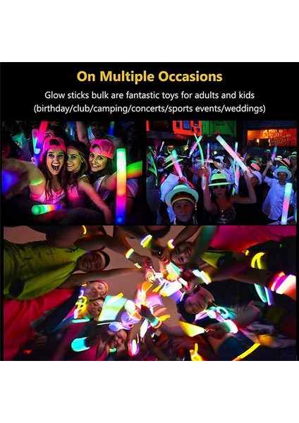 6 Adet Aydınlatma Köpük Çubukları, LED Köpük Çubukları Parti, Konser ve Etkinlik Için 3 Modlu Parlama Efekti ile Parıltı Sopaları (Yurt Dışından) indirimleri