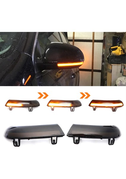 Volkswagen Passat B6 Golf Için Araba Dikiz Aynası Dönüş Sinyali Işığı 5 Gtı Istasyonu Vagonu Jetta Mk5 Artı Eos Sharon (Yurt Dışından) fiyatları