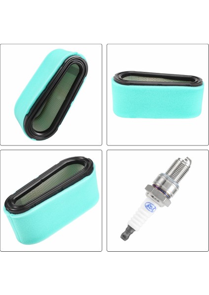 Hava Temizleyici Önsözü Yakıt Kapatma Valf Buji Briggs &amp; Stratton Için 496894S 493909S 272403S 12.5-17 Hp Motor (Yurt Dışından)