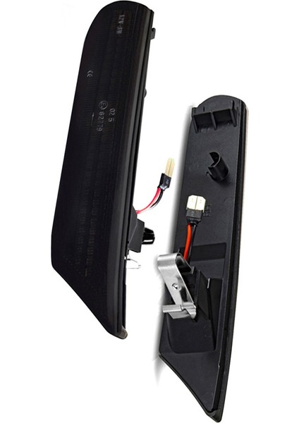 Porsche Boxster Için 2x LED Yan Işaretçi Işığı 986 996 911 Carrera Targa 1996-2004 Dönüş Sinyal Lambası Füme Siyah (Yurt Dışından) fiyatları