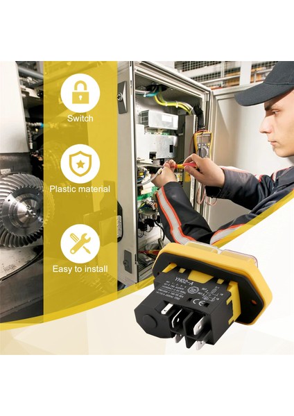 YH02-A Elektromanyetik Anahtar 220V 15A 5pin Takım Takımı Ekipmanları Su Geçirmez Panel Için Başlat Düğmesi (Yurt Dışından) indirimleri