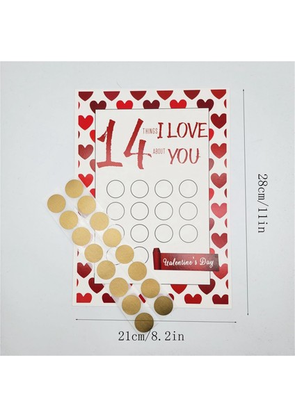 Senin Hakkında Sevdiğim 14 Şey, Advent Takvim Kazanma Takvimi Sevgililer Günü Geri Sayım El Sanatları, Kızı Için Özel Hediye (Yurt Dışından) modelleri