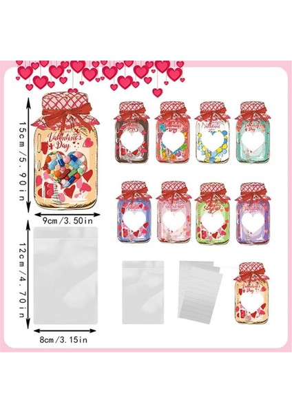 Sevgililer Günü Şeker Kartları Değişim Kartları Şeker Kavan Kartları Toplu Zarif Şeker Kavanoz Çiftleri Ödüller Için Tebrik Kartları (Yurt Dışından) indirimleri