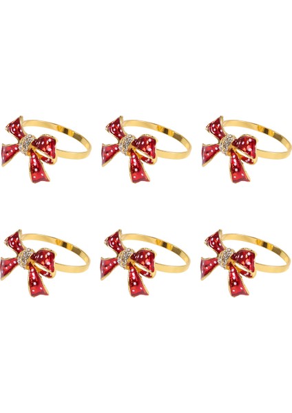 Peçete Yüzükleri Seti 6, Düğün Için Kelebek Düğüm Peçete Yüzüğü, Akşam Yemeği Partisi, Noel Için Serviette, Doğum Günü (Yurt Dışından) modelleri