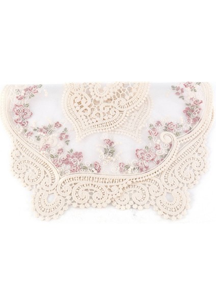 2pcs Vintage Oval Dantel Masa Placemats Zarif Çiçek Işlemeli Donililer Vazo Mat 12.2 x 16.9 Inç (Yurt Dışından) indirimleri