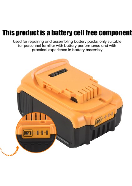 Li-Ion Pil Plastik Kılıf Pcb Şarj Koruma Devre Korumu Kabuğu Dewalt 18V 20V Li-Ion Pil (Yurt Dışından) fırsatları