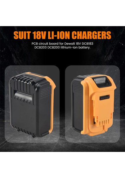 Li-Ion Pil Plastik Kılıf Pcb Şarj Koruma Devre Korumu Kabuğu Dewalt 18V 20V Li-Ion Pil (Yurt Dışından) indirimleri