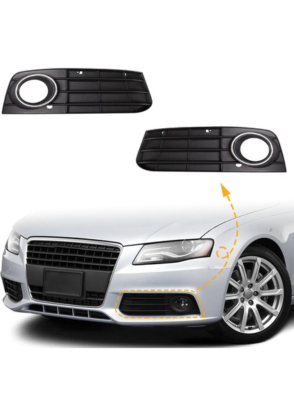 Sağ Sis Lambası Çerçeve Lambası Kaplama Audi A4 B8 A4L 2009-2012 8KD807682 Için Ön Tamponun Altındaki Izgara Kapağı (Yurt Dışından) fırsatları